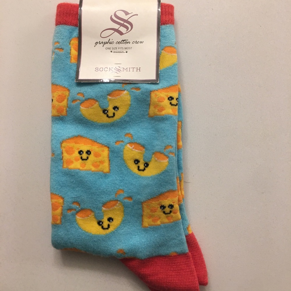 mac and cheese socks